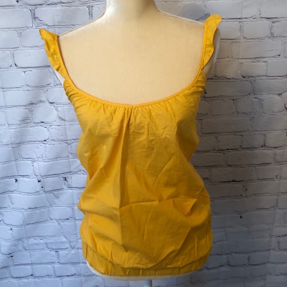 Planet Blue Tops - NWT Dace yellow tank top